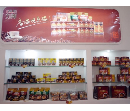 2014海南冬交會 力神咖啡引來人潮~